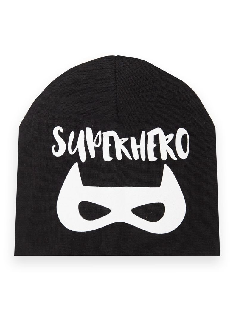 Шапка трикотажная демисезонная детская для мальчика Superhero GABBI (369334803)