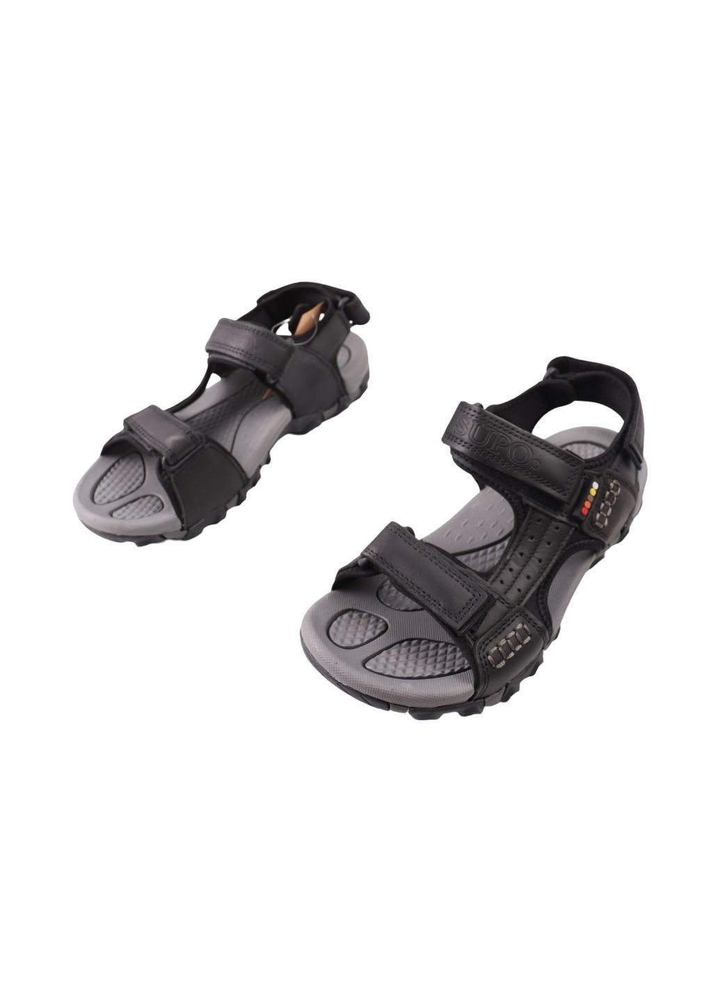 Сандалі чоловічі чорні натуральна шкіра Supo 24-24LBS (296568894)