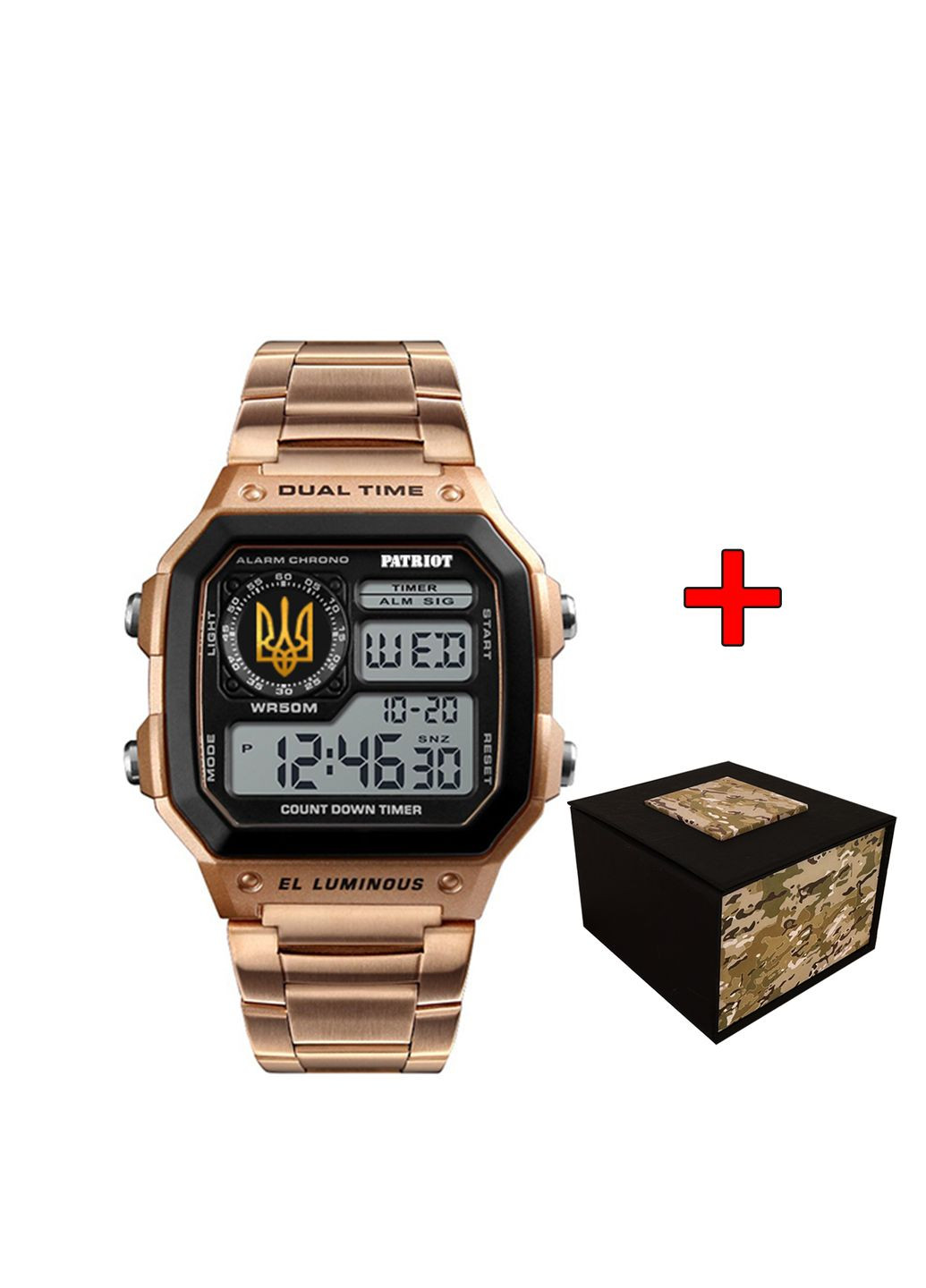 011RGUAGD Трезубец золото Розовое Золото + Коробка. Patriot (341335568)