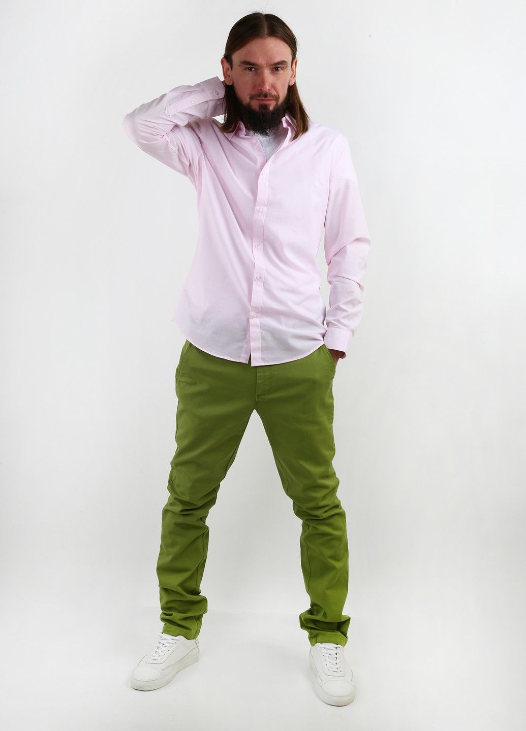 Розовая рубашка H&M