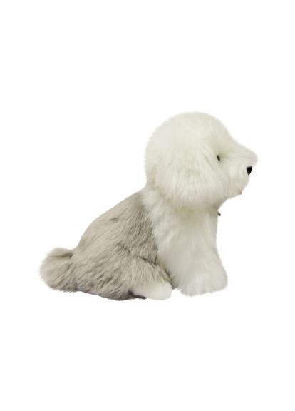 Мягкая игрушка мягконабивная Староанглийская овчарка Бобтейл Белая 23 см (180333A) Aurora м'яконабивна Староанглійська вівчарка Бобтейл Біла (368563446)