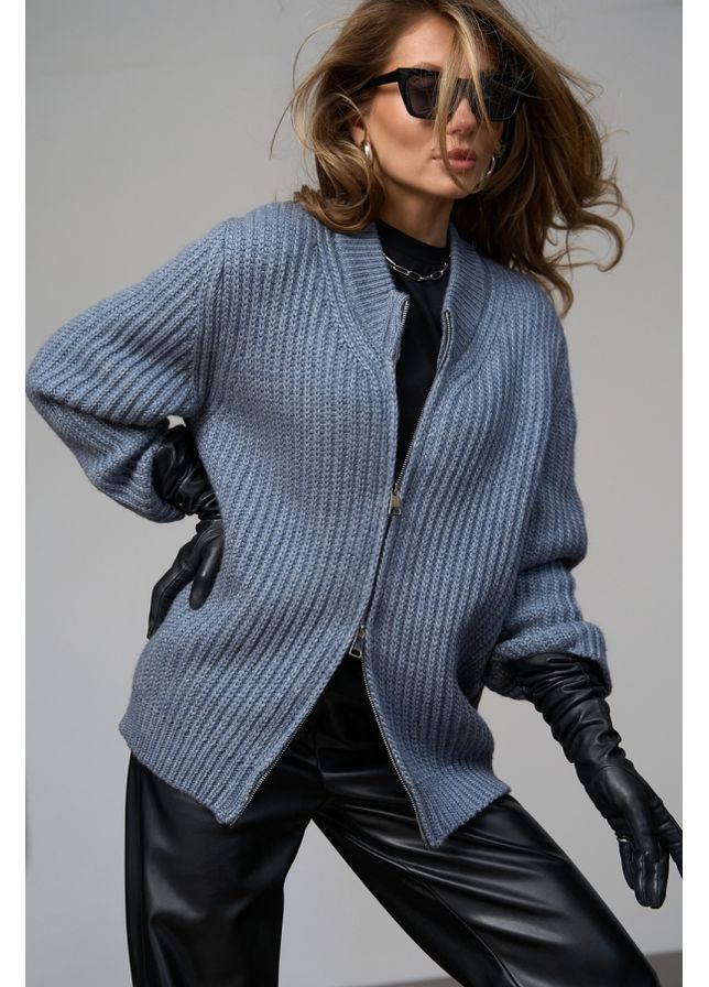 Синий демисезонный кардиган Triko Bakh