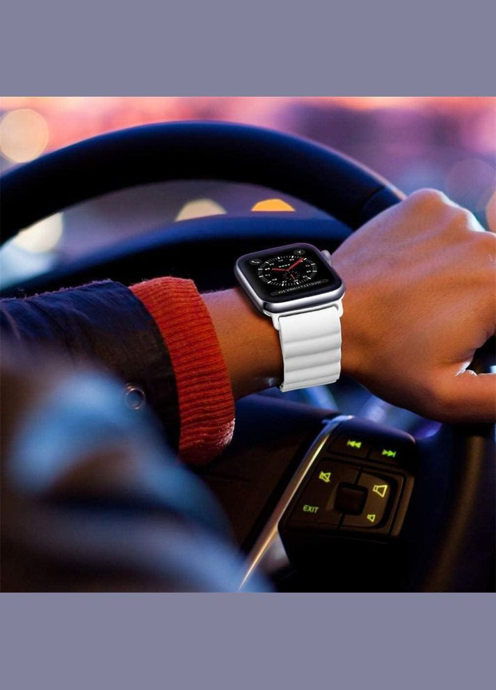 Спортивный магнитный ремешок для Watch, универсальный размер 41 мм, 40 мм (белый) Apple (296790717)