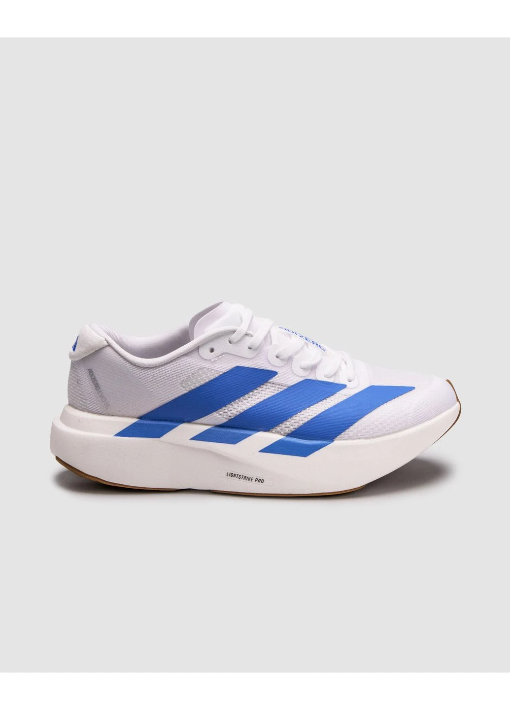 Білі кросівки чоловічі adidas adizero evo sl white/blue fusion адідас адізеро білі демісезон No Brand