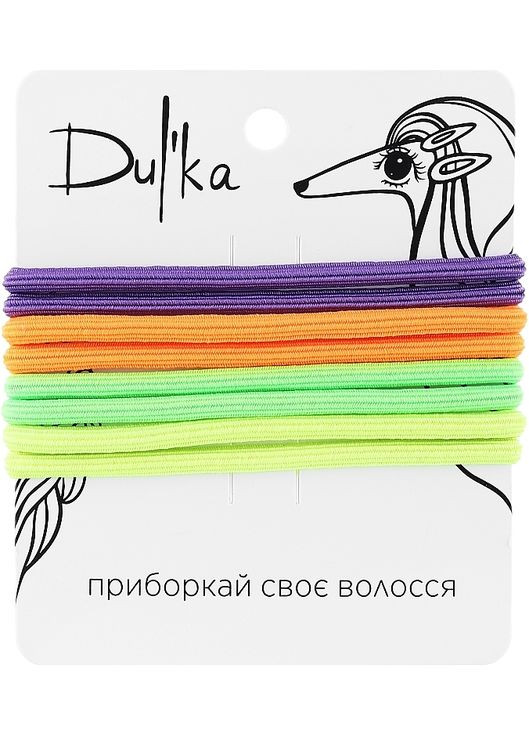 Набор резинок для волос UH717710 Салатовый 5 см 8 шт(UH717710) Dulka (293245085)