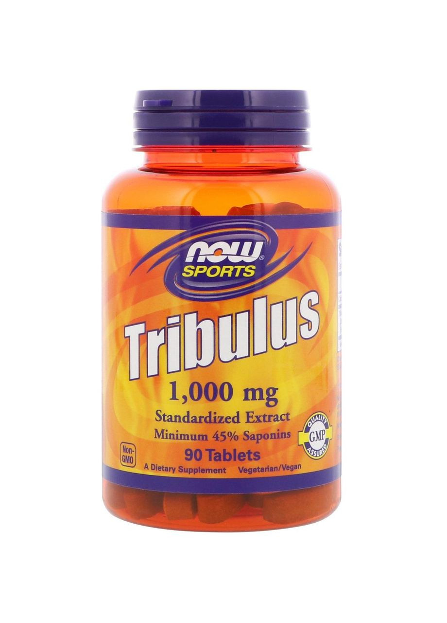 Трибус,, Спорт, трибулус, 1000 мг, 90 таблеток Now Foods (364311812)