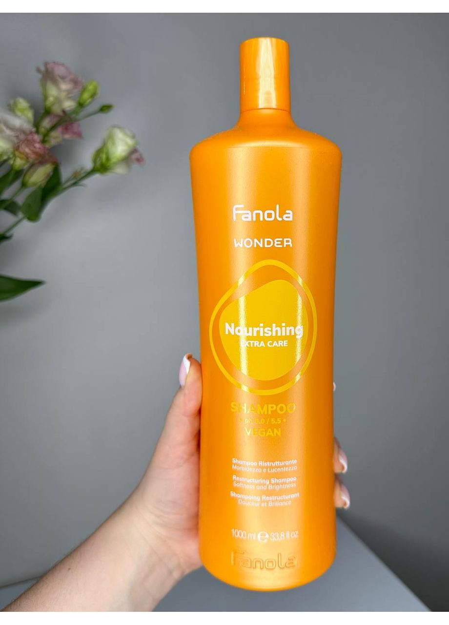 Шампунь для інтенсивного зволоження сухого волосся Wonder Nourishing Shampoo 1000 мл Fanola (373036301)