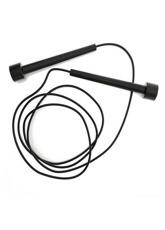 Скакалка регульована для кроссфіту Jump чорна для фітнесу та боксу кардіо тренування Newt (368760268)