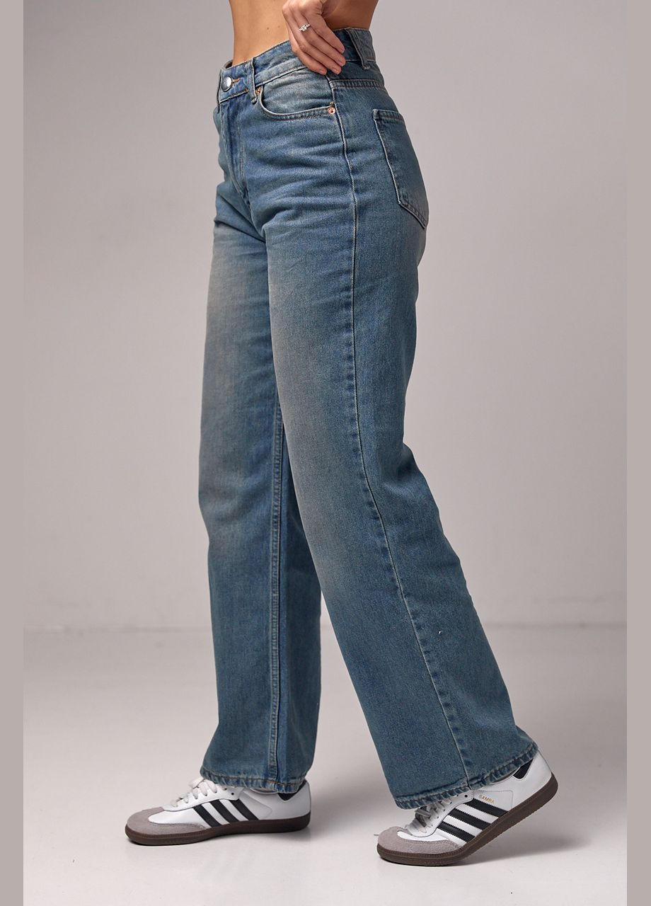 Женские джинсы с эффектом потертости Lurex - (287340298)