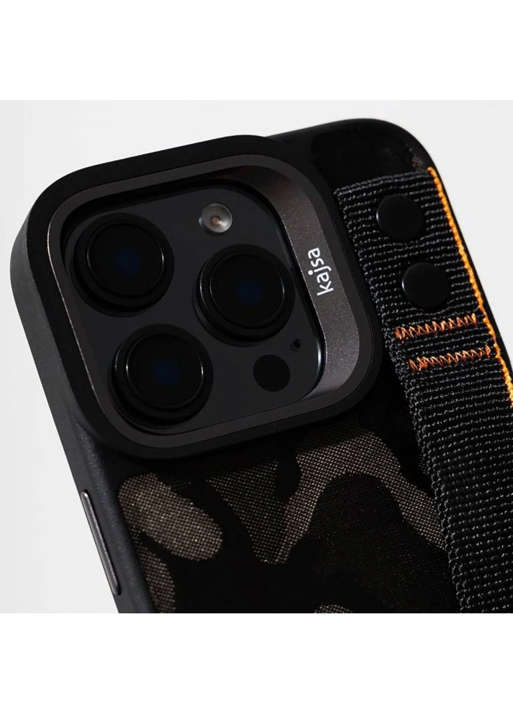 Чехол Outdoor Collection with Magnetic Ring iPhone 16 Black Kajsa (387935366)