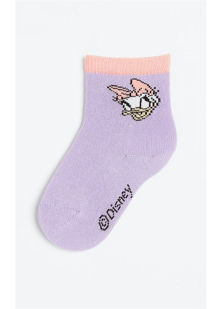 Шкарпетки середньої довжини для дівчинки 1079125-010 фіолетовий H&M (289354032)