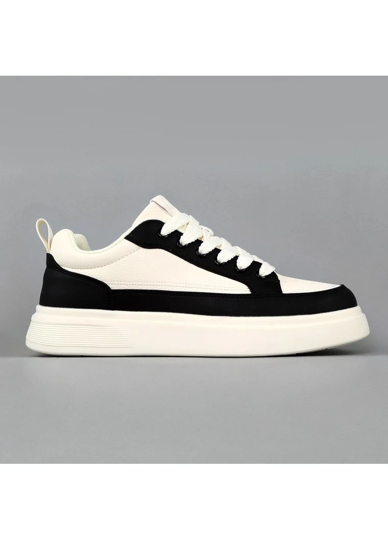 Белые кеды мужские черно-белые летние базовые seli 4S Shoes