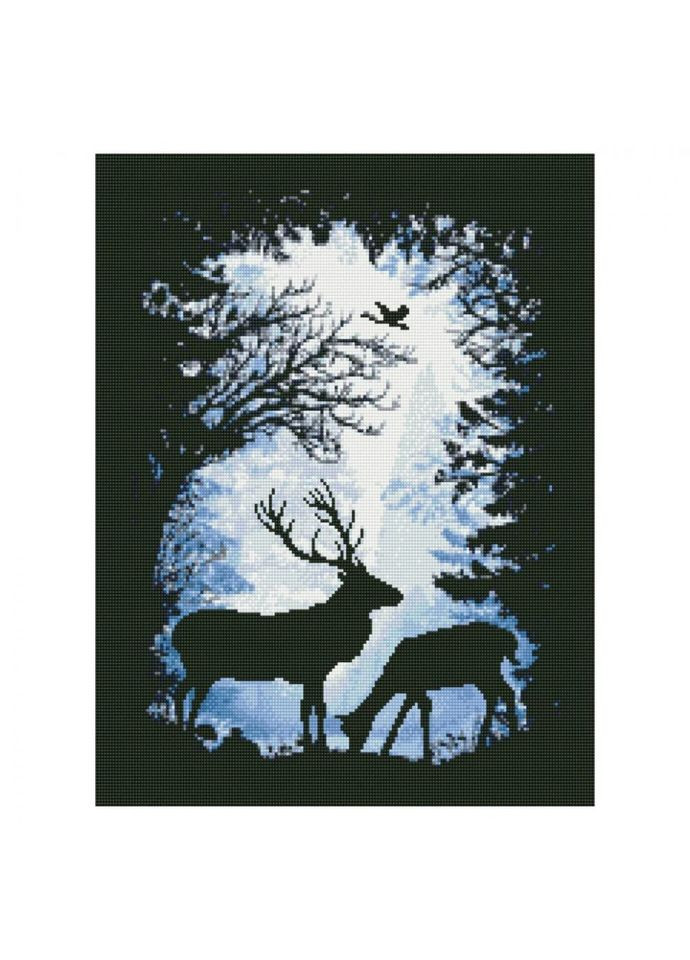 Алмазна мозаїка "Пара оленів" HA0008 50х60 см Strateg (305314957)