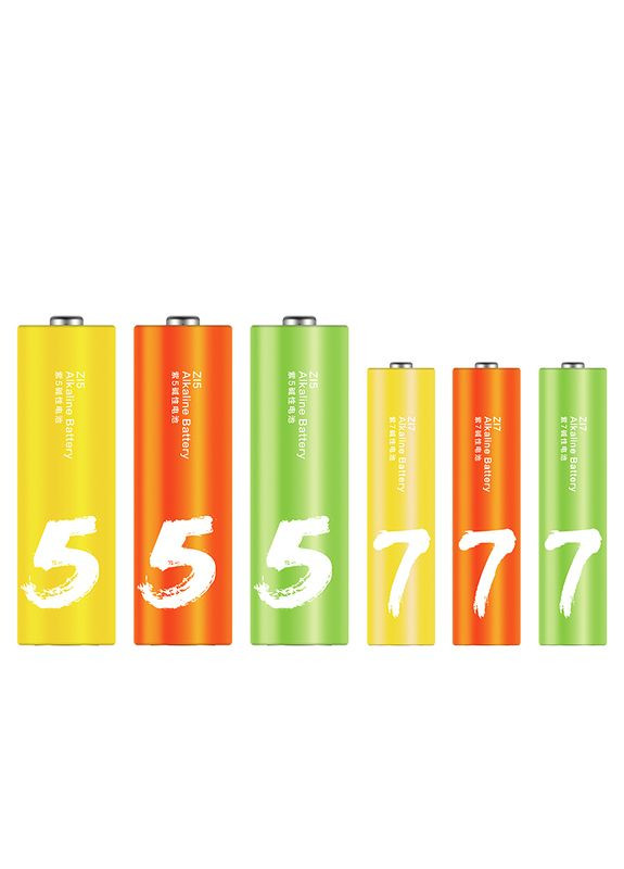 Батарейки Xiaomi batteries 24pcs (AAA 12pcs AA 12pcs) (3059770) ZMI (263361105)