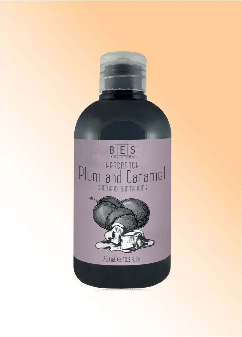 Питательный шампунь ароматерапия Слива и карамель Fragrance (Италия) 300 мл BES (329741668)