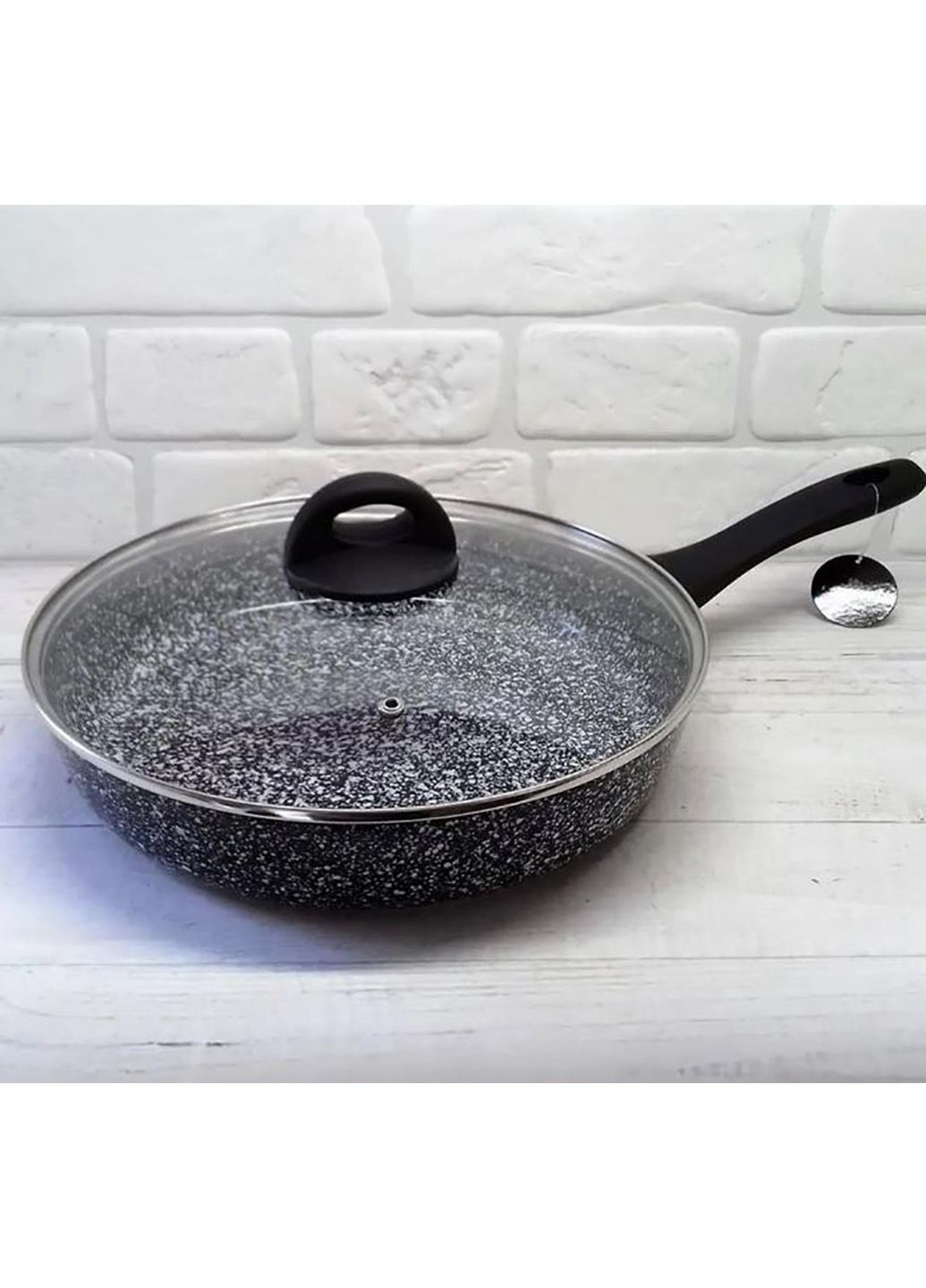 Сковорода с высокими бортами и крышкой 22 см EB-3437 Edenberg (334674295)