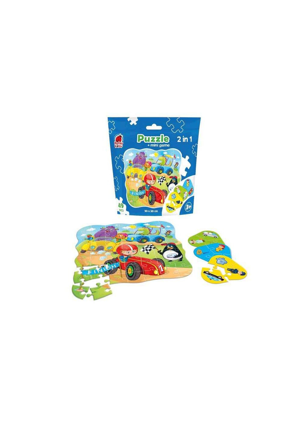 Пазли "2 in 1. Cars" RK1140-03 Vladi toys (369145247)