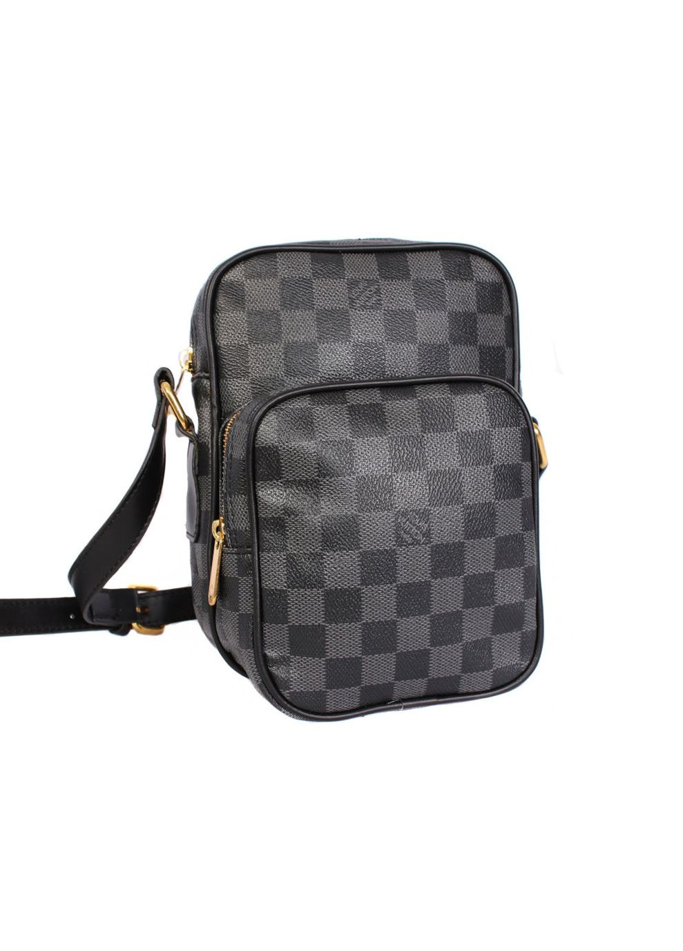 Чоловіча шкіряна сумка 30-203 сіра No Brand (370848072)