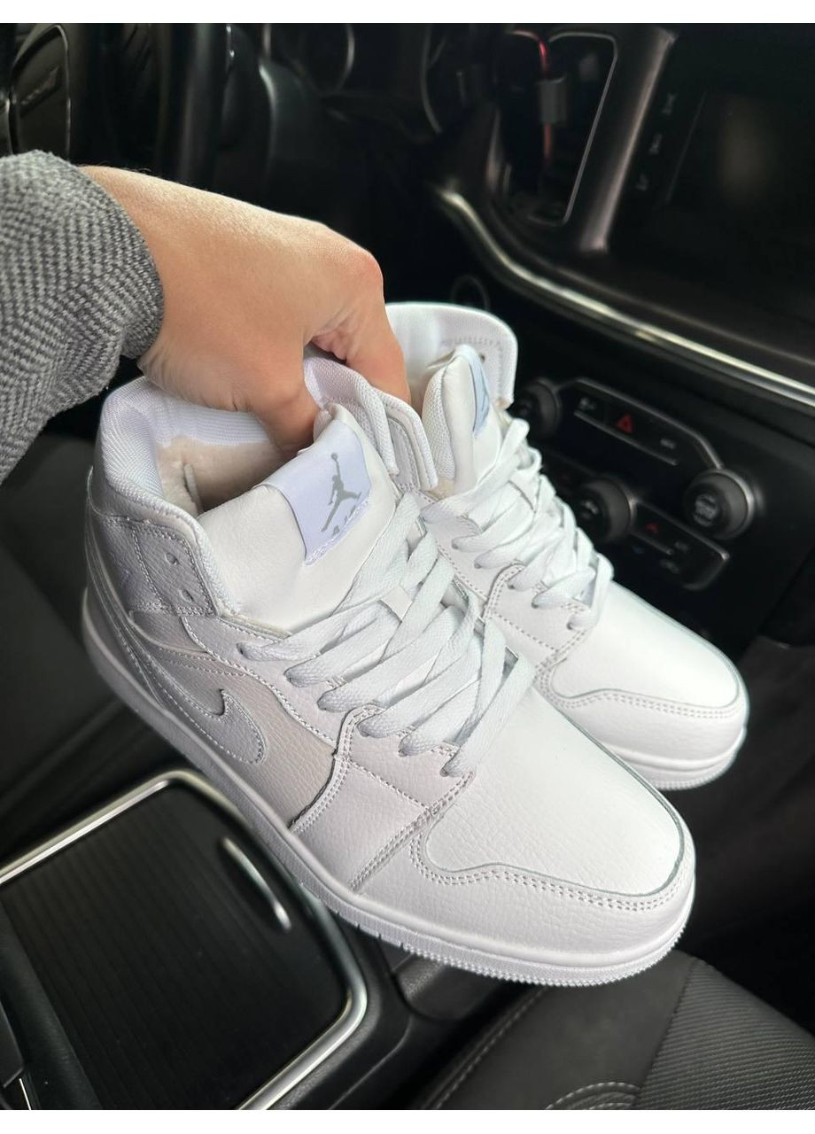 КРОСІВКИ ЖІНОЧІ NIKE AIR JORDAN WHITE НАЙК АІР ДЖОРДАН No Brand білі зими (368647118)