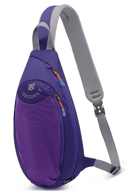 Однолямковий рюкзак сумка слінг Tanluhu . 6л. 38х18х9см. Чорна. Bd Sport (311222346)