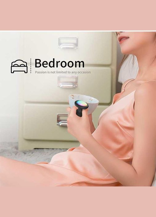 Светящаяся анальная пробка с вибрацией 10X Light Up Rechargeable Anal Plug - 9,8*4,4 см – Анальные игрушки No Brand (370611842)