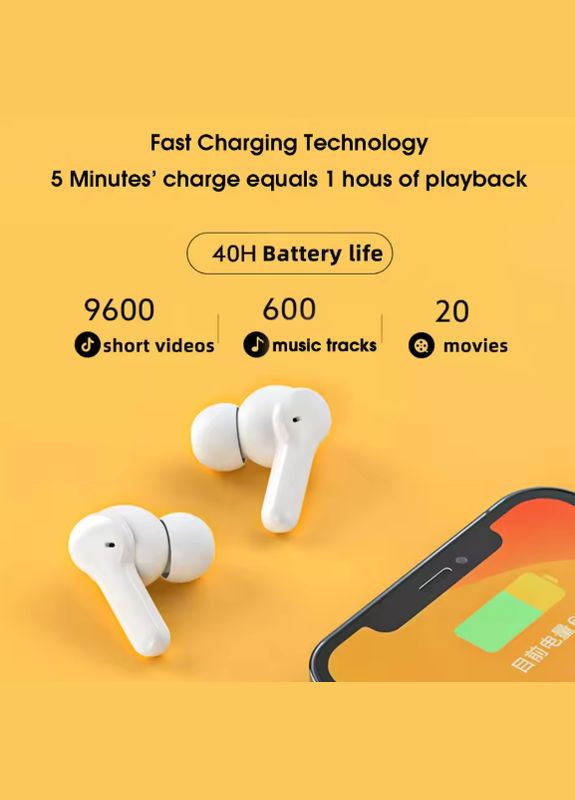 Бездротові навушники T13 White QCY (330822862)