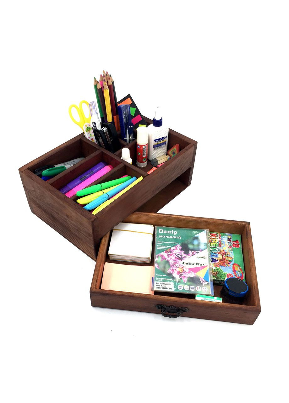 Настольный органайзер из дерева Танжер капучино (КНЦ-006309) No Brand (328228037)