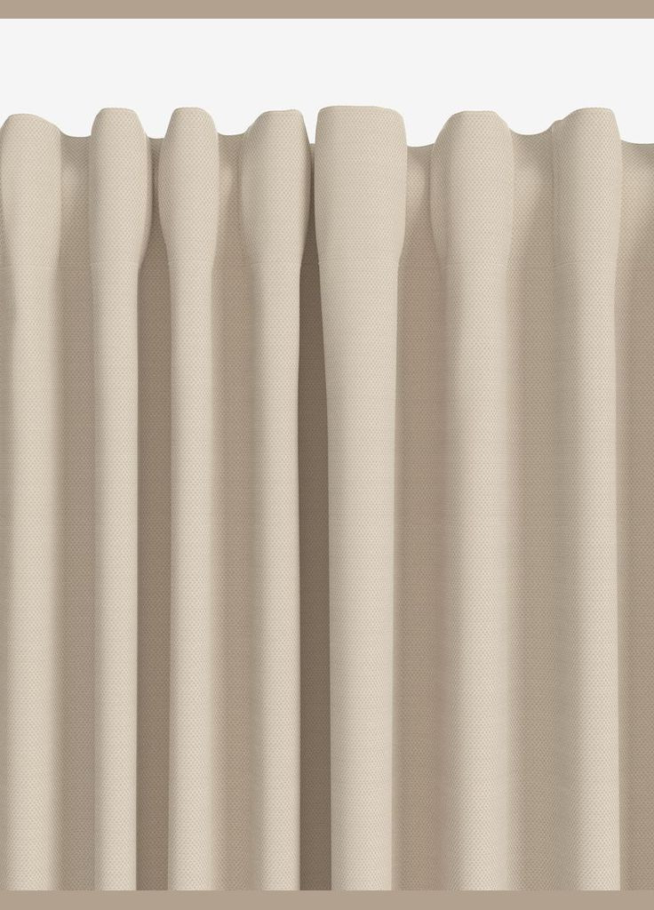 Штора атлас ширина 150см, высота 260см коричневый 1шт No Brand (316461148)