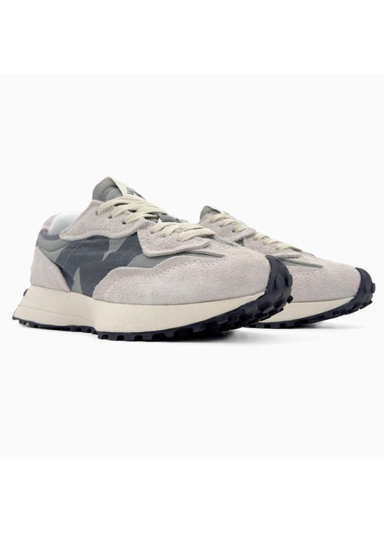 Сірі Осінні кросівки чоловічі new balance 327 grey logo нью беланс 327 No Brand