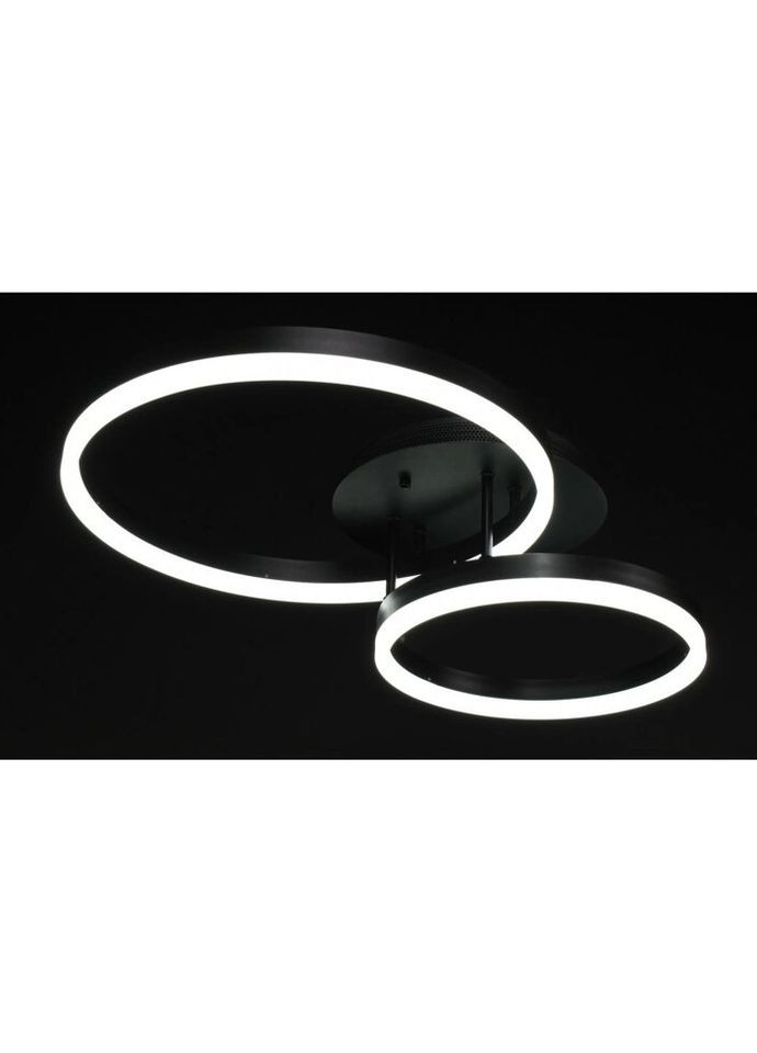 Люстра светодиодная потолочная LED светильник для квартиры на потолок лэд с пультом 27749 Черный 10х40х62 см. Sunnysky (335975192)