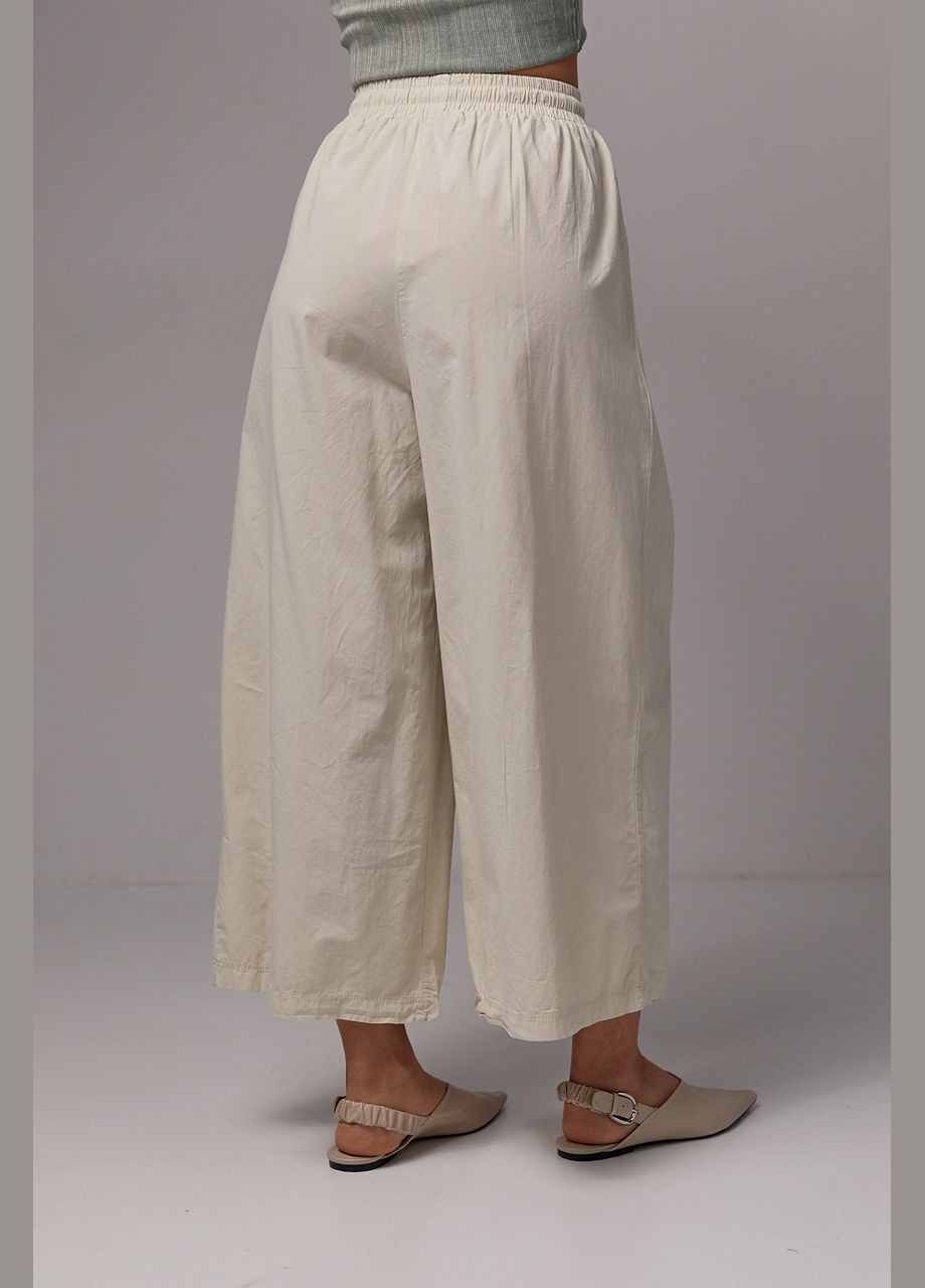 Жіночі штани-кюлоти на резинці Lurex (282953539)