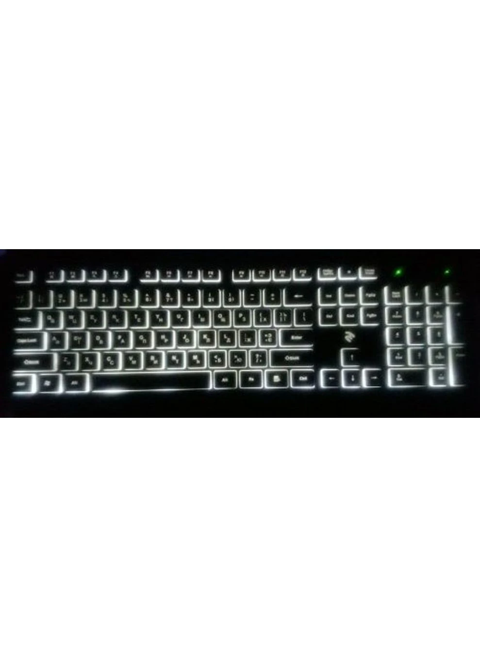 Клавиатура KS120 Black USB, подсветка (-KS120UB_UA) 2E (322616678)