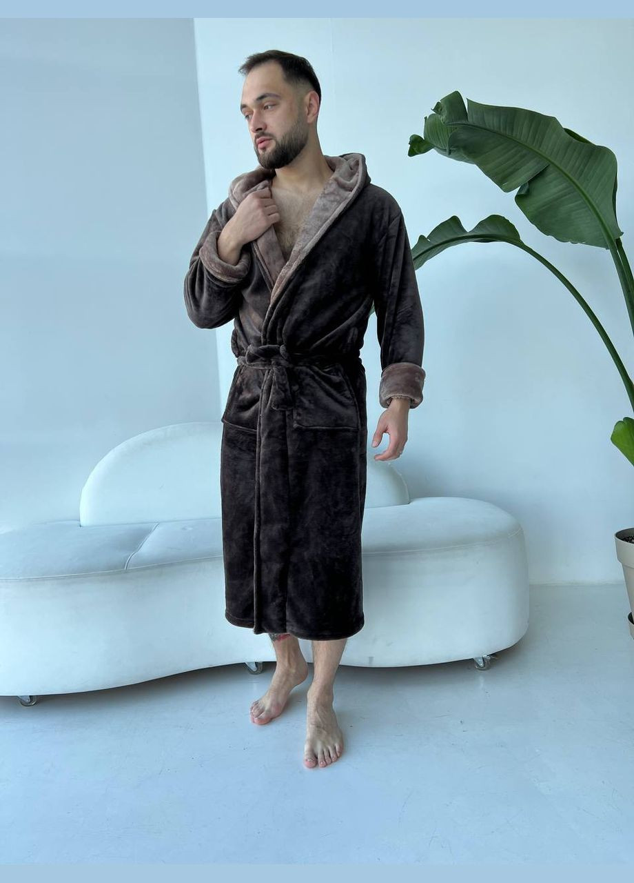 Мʼякий махровий халат з капюшоном Vakko (302457912)