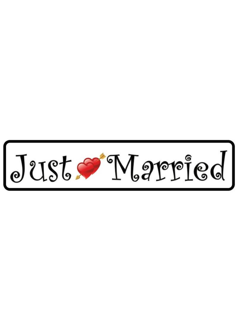 Весільні номери на авто "Just Married" No Brand (369162575)