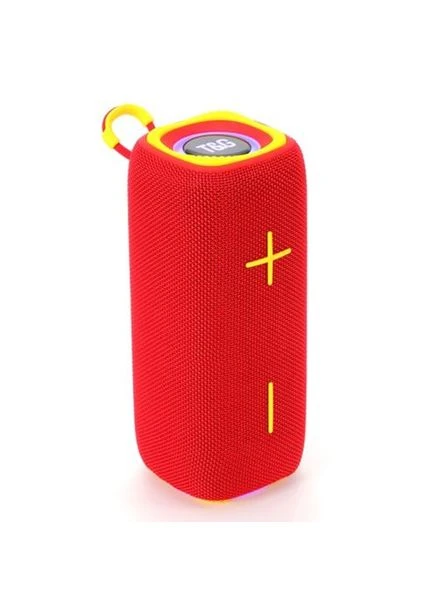 Портативная колонка TG 654 16W Bluetooth 5.3 с подсветкой и FM радио красная T&G Портативна колонка T&G TG 654 16W Bluetooth 5.3 з підсвічуванням і FM радіо червона (403222090)