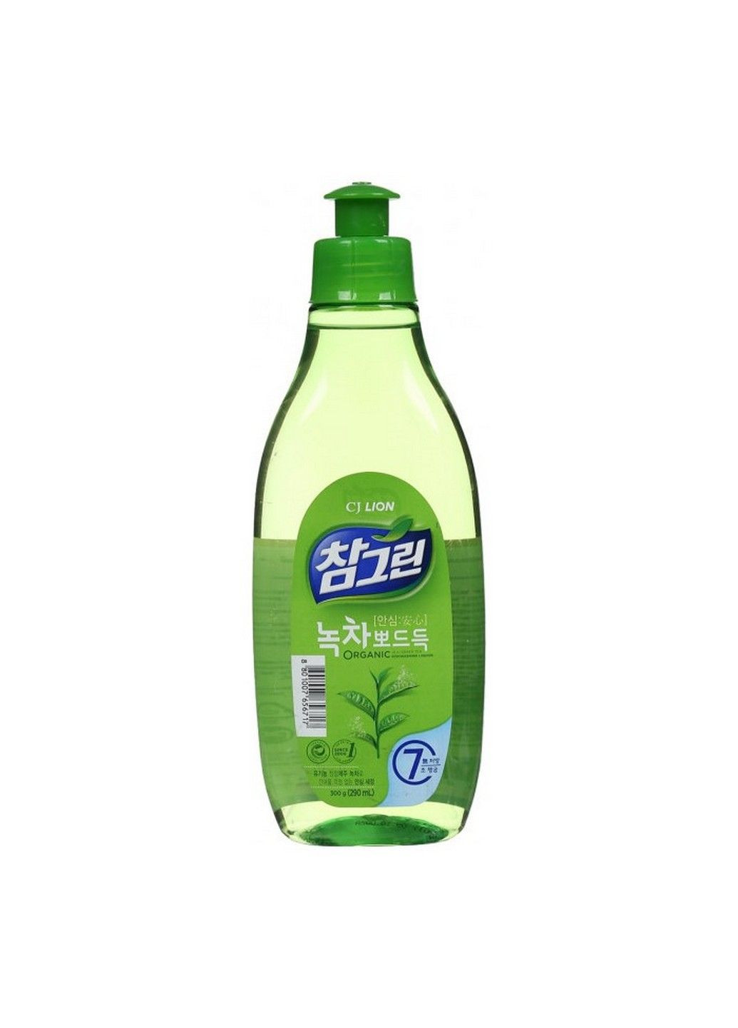 Засіб для миття посуду chamgreen зелений чай 300 г LION KOREA (278048876)