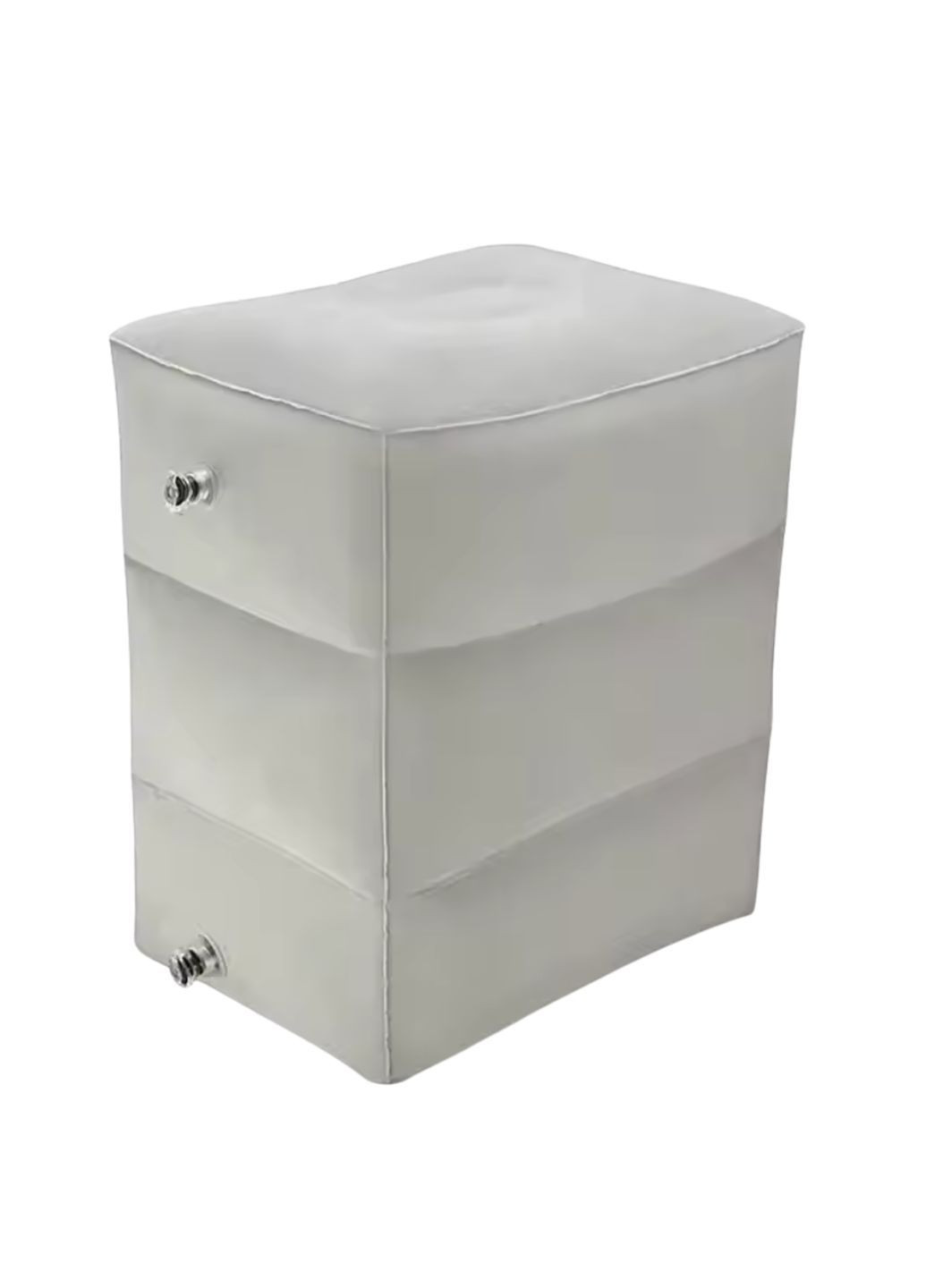 Надувная подушка для ног в самолёт и автобус 43 см серая подставка для ног для путешествий No Brand (372992574)