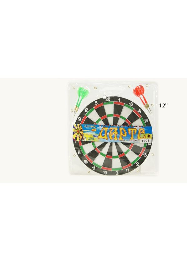 Дартс с дротиками 1 201 в комплекте 4 дротика Metr+ (370590563)
