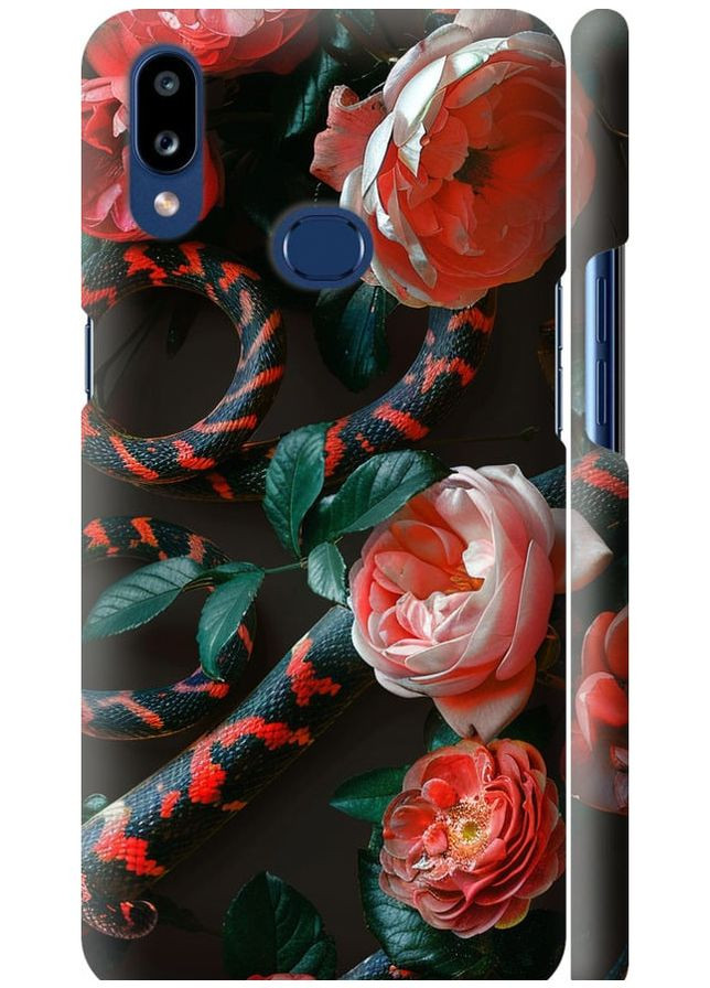 3D пластиковий матовий чохол 'Floran Snake' для Endorphone Samsung Galaxy A10s A107F (286765071)