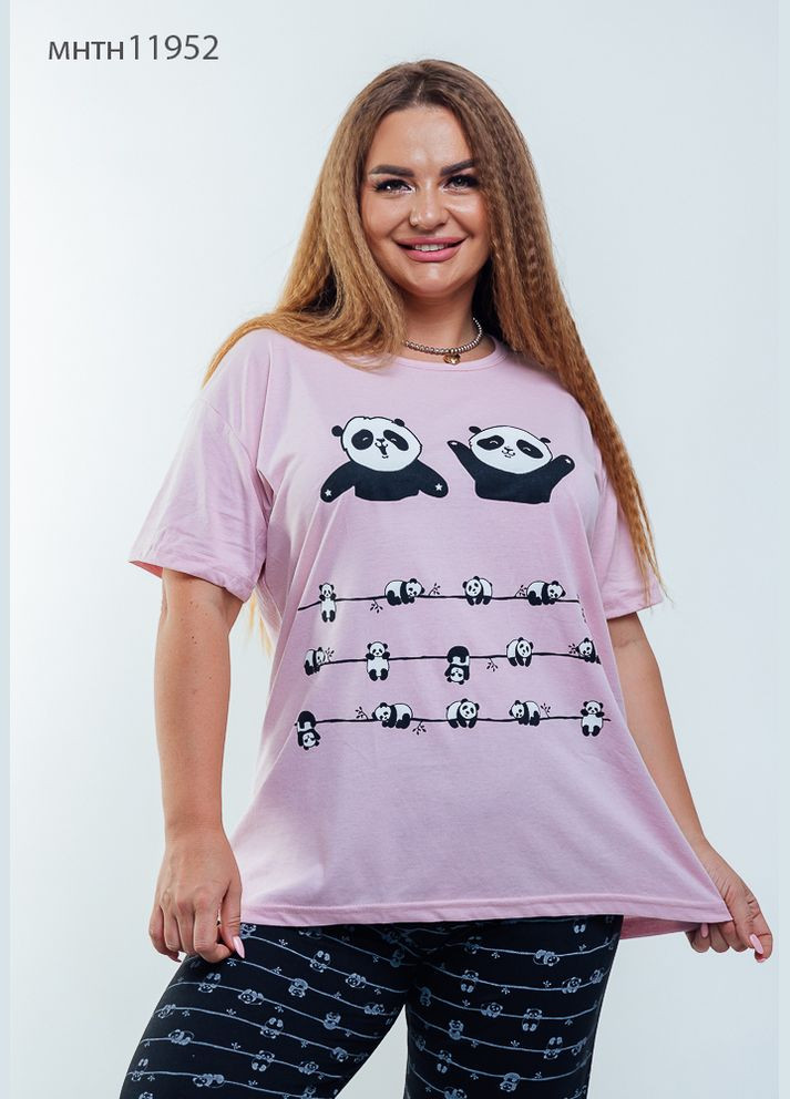 Прозорий жіноча піжама тонкий трикотаж Minton