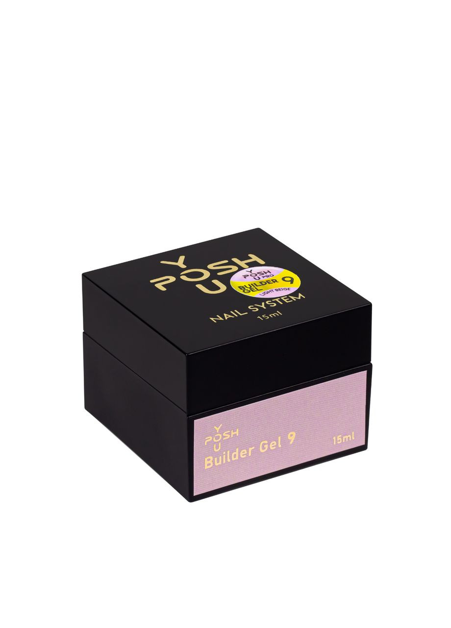 Гель для нарощування нігтів однофазний ТМ UV Gel/LED 15мл № 09 Nude Натуральний You Posh (362028217)
