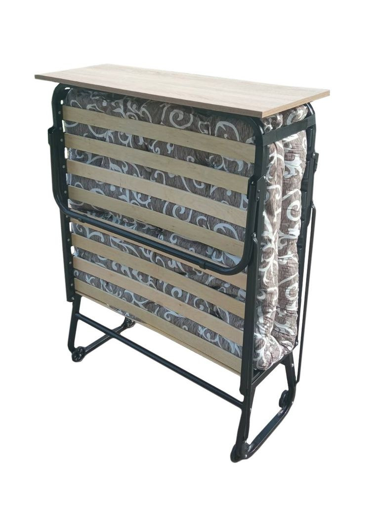 Раскладушка-кровать "Берта" с подголовником и автоматическим опусканием ножек 204х90х33 см. Vista (303421297)