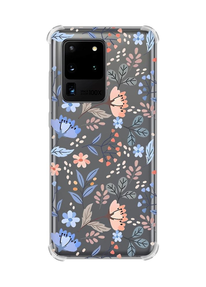 Чохол з потовщеними кутами на Samsung Galaxy S20 Ultra:: Квітковий фон (принт 371) Creative (355405590)