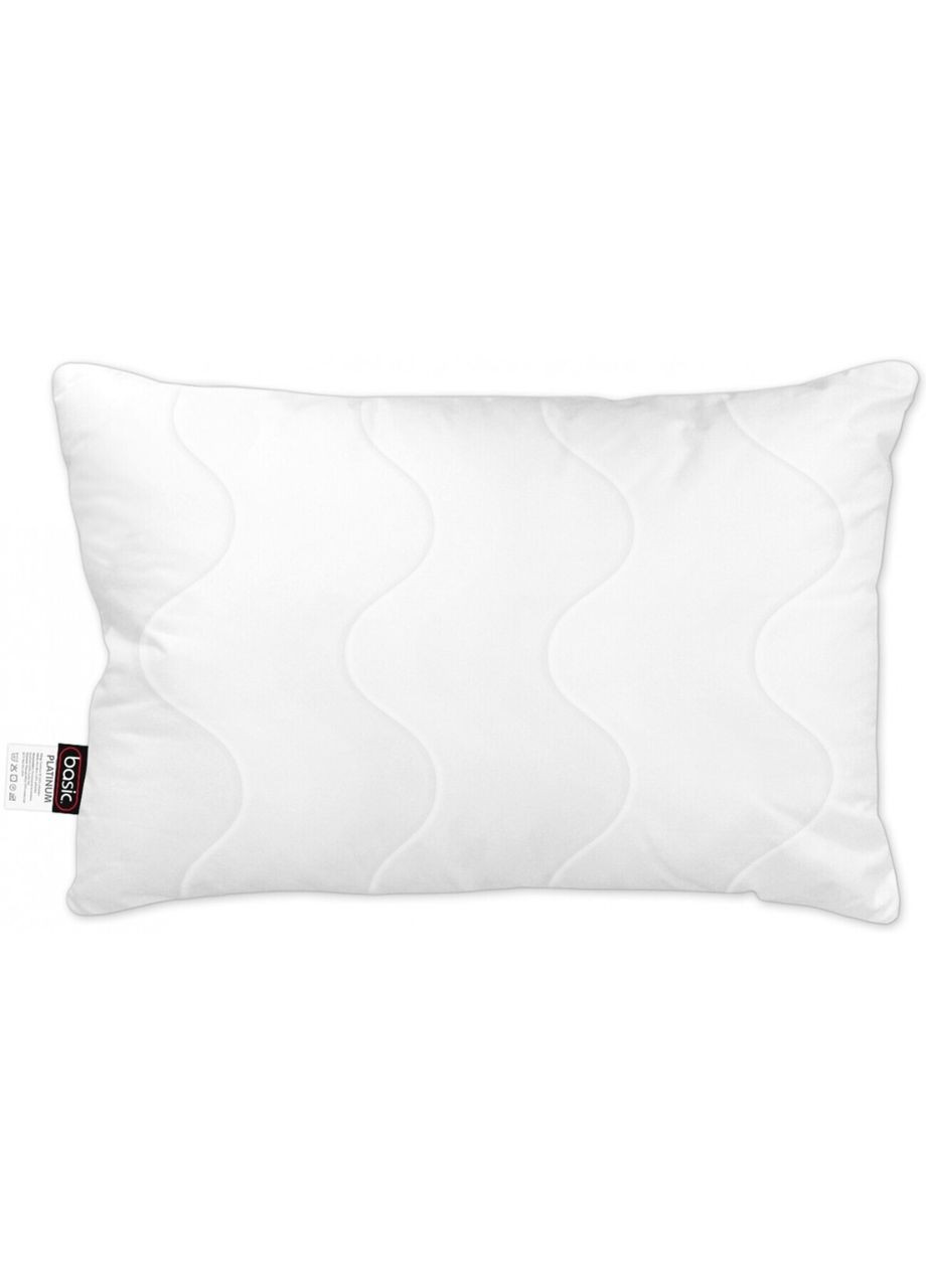 Подушка 50х70 на блискавці біла Basic Platinum SO102334 Sonex (360406982)