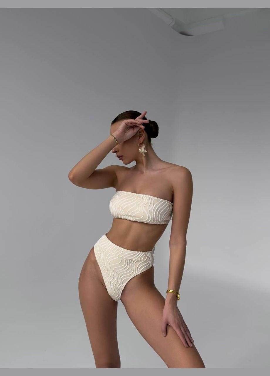 Бежевий жіночий купальник GT