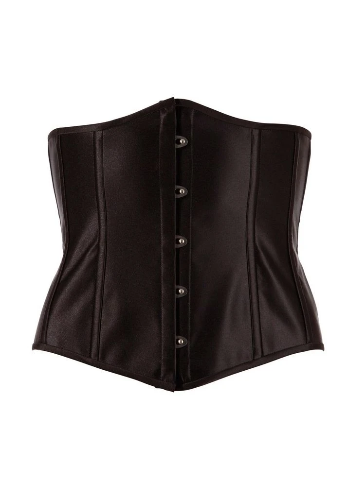 Корсет з відкритим погруддям Corset Open Cup зі шнурівкою, чорний, Cottelli Collection (347280211)