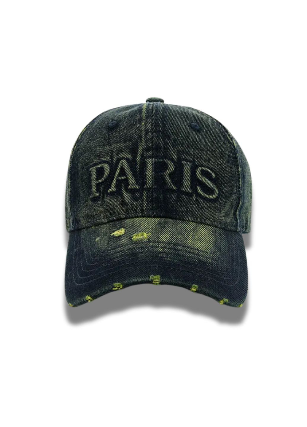 Женская джинсовая кепка Paris / Париж No Brand Кепка з тисненим логотипом (334673852)