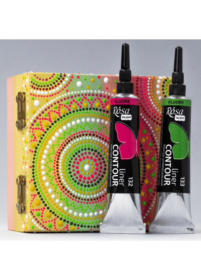 Контур универсальный флуоресцентный 20 мл Rosa Talent (362661373)