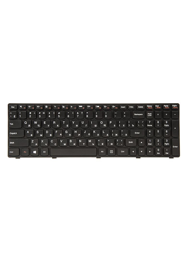 Клавиатура для ноутбука IBM/LENOVO IdeaPad G500, G505 черный, черный фрейм PowerPlant (314832625)