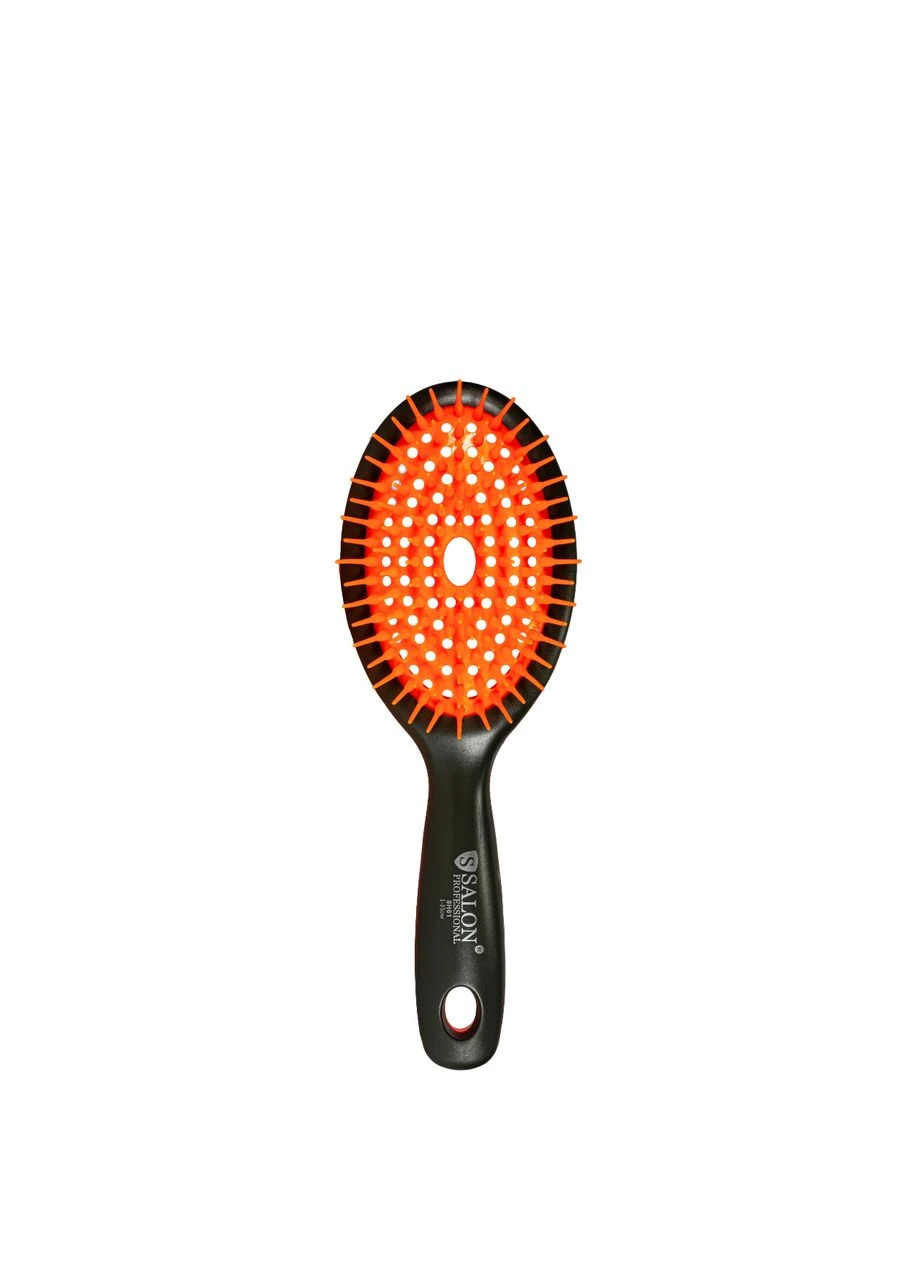 Щітка для волосся продувна масажна Salon середня 8H61 Рожева Salon Professional (302722463)